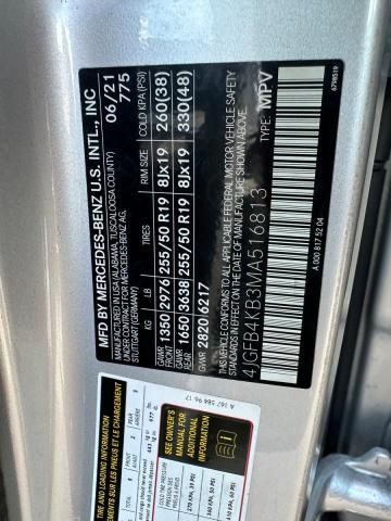 2021 MERCEDES-BENZ GLE 350 4M 4JGFB4KB3MA516813