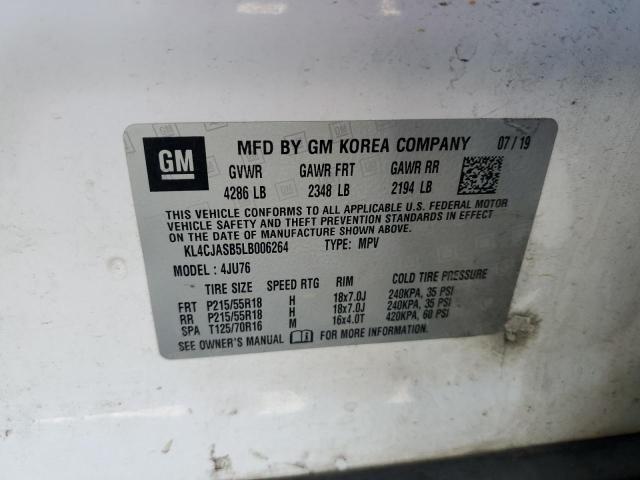 2020 BUICK ENCORE PRE KL4CJASB5LB006264