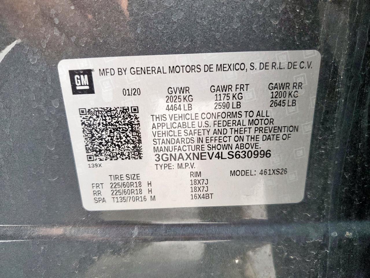 CHEVROLET EQUINOX PREMIER