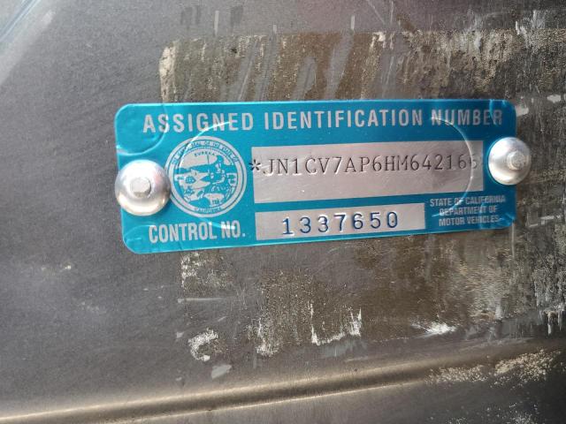 2017 INFINITI Q50 BASE JN1CV7AP6HM642166