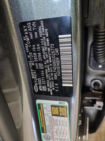 2025 HYUNDAI ELANTRA LI - KMHLP4DG9SU026773