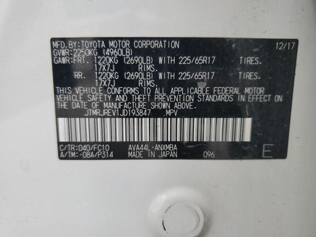 2018 TOYOTA RAV4 HV LE JTMRJREV1JD193847