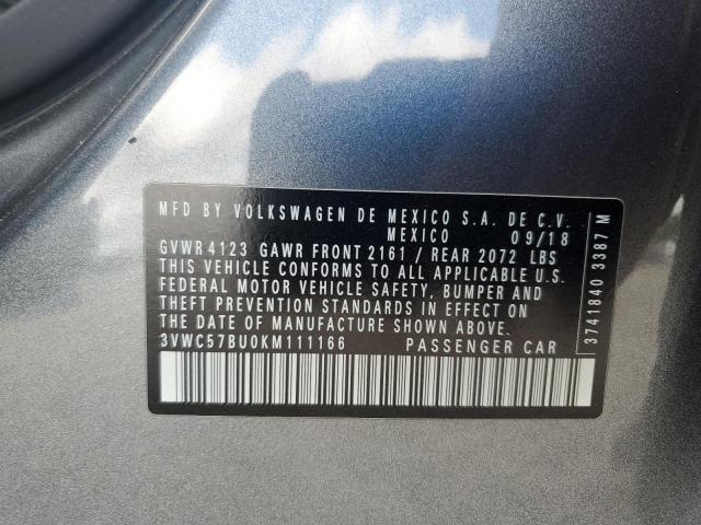 2019 VOLKSWAGEN JETTA S 3VWC57BU0KM111166