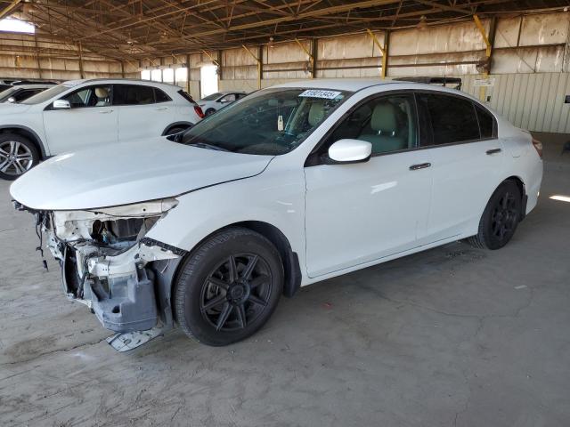 HONDA ACCORD LX 2017 white  gas 1HGCR2F34HA145484 photo #1