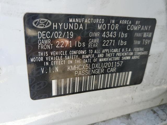 2020 HYUNDAI IONIQ LIMI KMHCX5LDXLU201157