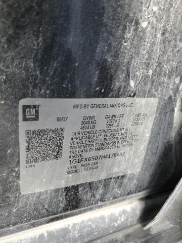 2017 CHEVROLET BOLT EV PR 1G1FX6S07H4175493