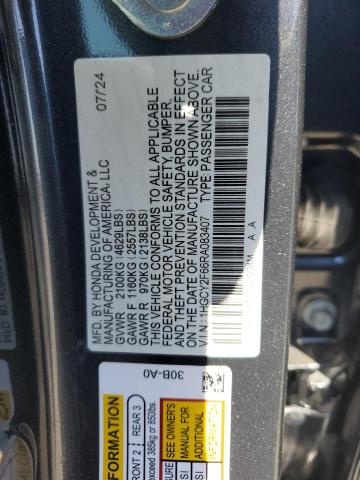 2024 HONDA ACCORD HYBRID EXL - 1HGCY2F66RA083407
