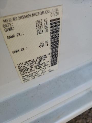 2020 NISSAN ALTIMA SV 1N4BL4DV8LC257574
