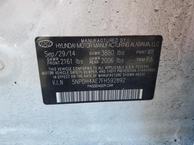 2015 HYUNDAI ELANTRA SE - 5NPDH4AE7FH592892