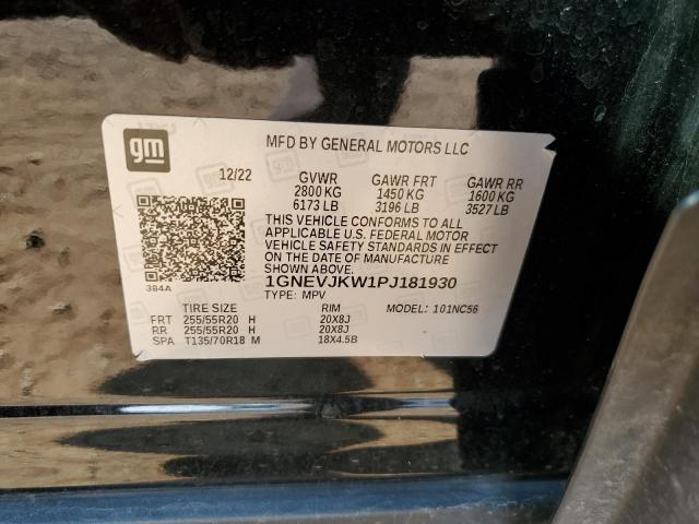 2023 CHEVROLET TRAVERSE R 1GNEVJKW1PJ181930