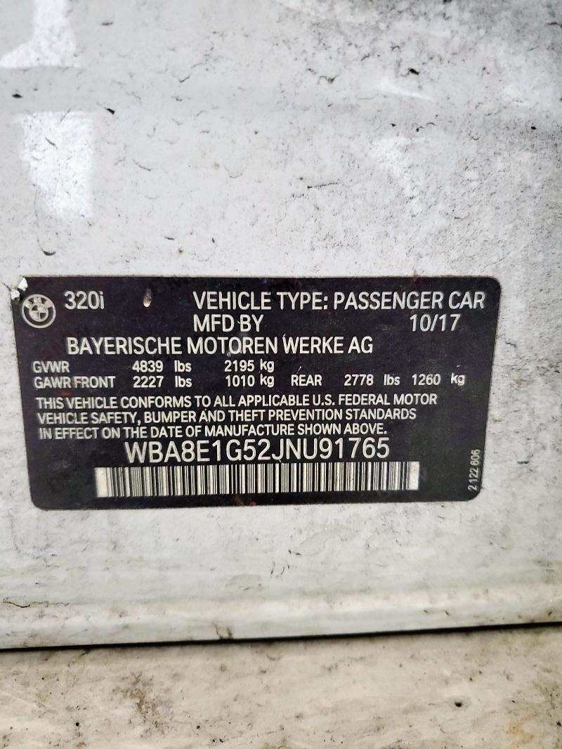 2018 BMW 320 I #3302639026