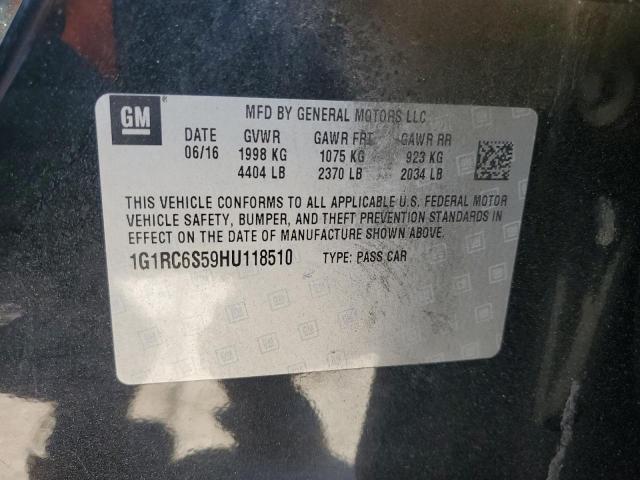 2017 CHEVROLET VOLT LT 1G1RC6S59HU118510
