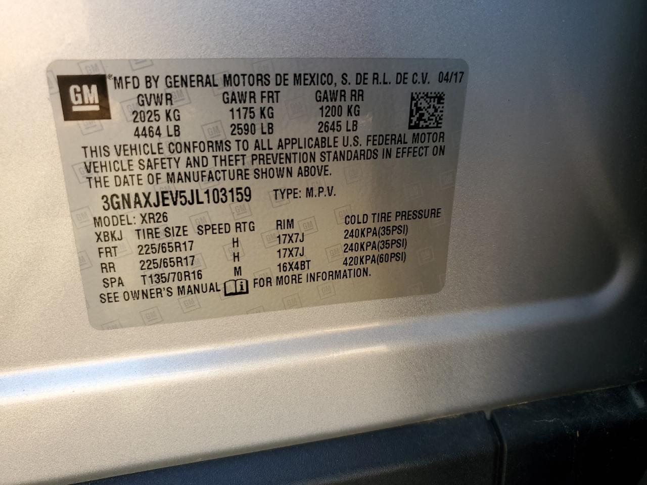 CHEVROLET EQUINOX LT