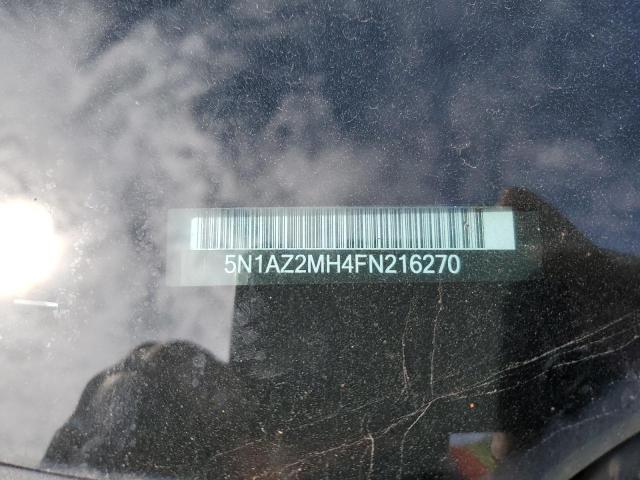 2015 NISSAN MURANO S 5N1AZ2MH4FN216270