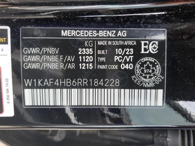 2024 MERCEDES-BENZ C 300 4MAT W1KAF4HB6RR184228