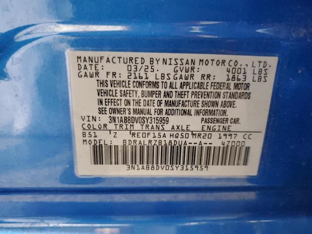 2025 NISSAN SENTRA SR 3N1AB8DV0SY315959