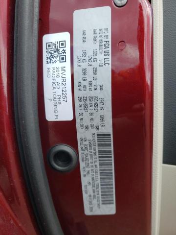 2018 CHRYSLER PACIFICA TOURING PLUS 2C4RC1FGXJR212257