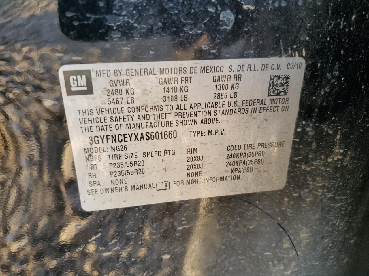 CADILLAC SRX PREMIUM COLLECTION