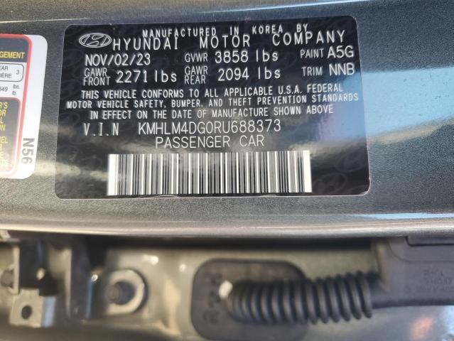 2024 HYUNDAI ELANTRA SE KMHLM4DG0RU688373