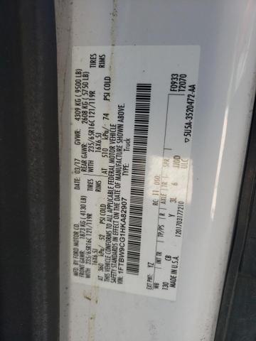 2017 FORD TRANSIT T-350 1FTBW9CG1HKA82907