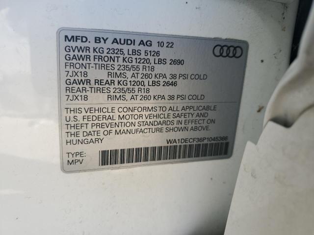 2023 AUDI Q3 PREMIUM WA1DECF36P1045366