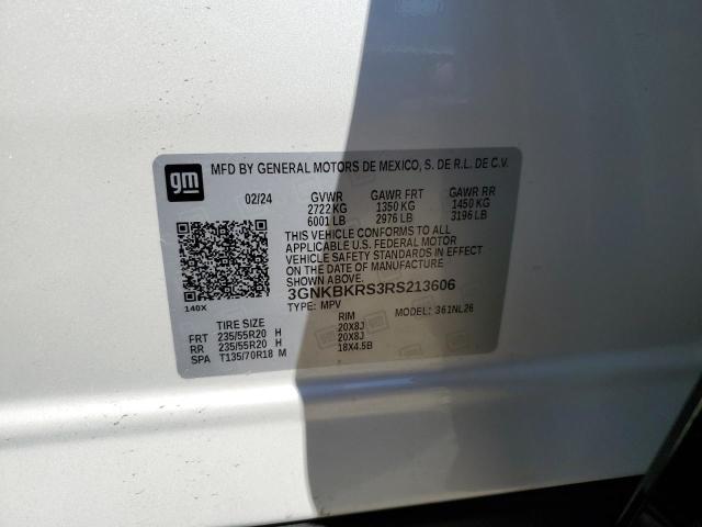 2024 CHEVROLET BLAZER RS 3GNKBKRS3RS213606