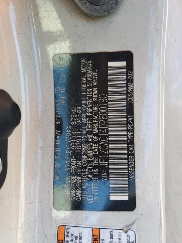 2013 SUBARU BRZ 2.0 LI #3291377135