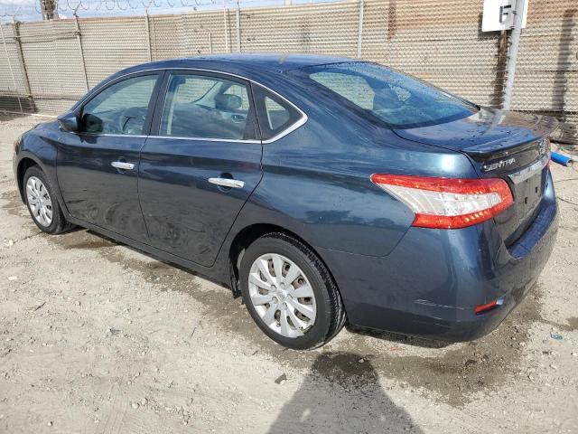 NISSAN SENTRA S 2014 teal  gas 3N1AB7APXEY319828 photo #3