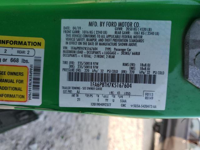 2019 FORD MUSTANG 1FA6P8TH7K5167604