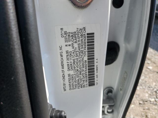 2019 ACURA TLX TECHNO 19UUB3F61KA002184