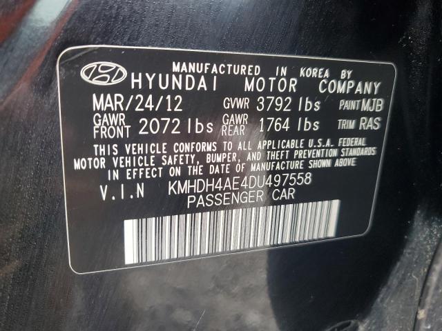 2013 HYUNDAI ELANTRA GL - KMHDH4AE4DU497558