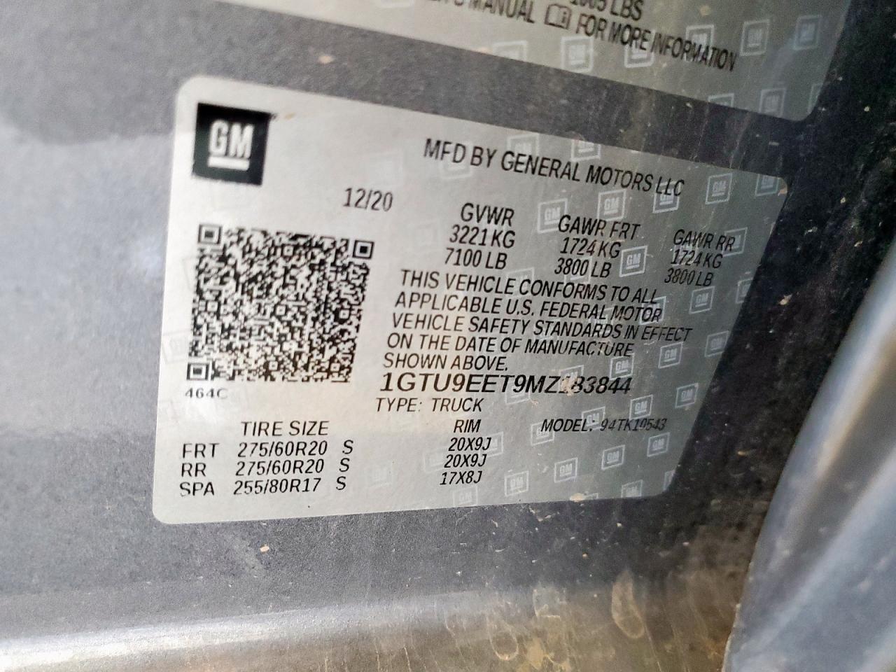 GMC SIERRA 1500 K1500 AT4