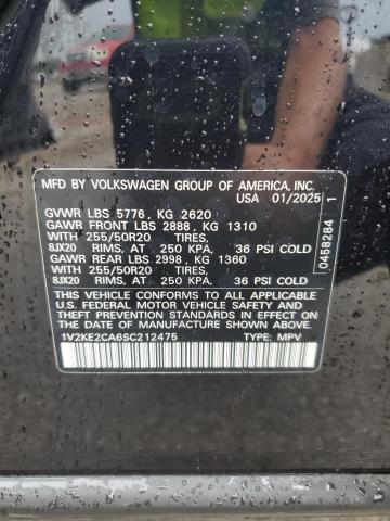 2025 VOLKSWAGEN ATLAS CROSS SPORT SE 1V2KE2CA6SC212475