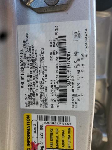 2018 FORD FUSION TIT 3FA6P0D91JR128205