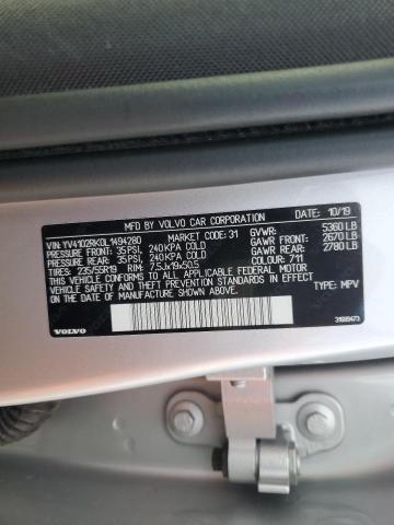 2020 VOLVO XC60 T5 MOMENTUM YV4102RK0L1494280