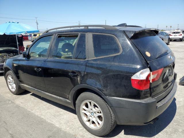 BMW X3 2.5I 2004 black 4dr spor gas WBXPA734X4WB20660 photo #3