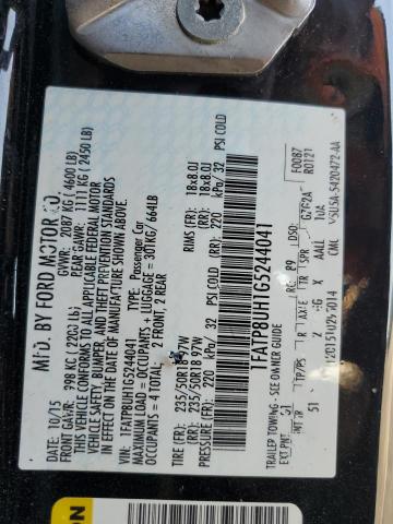 2016 FORD MUSTANG #3274734791