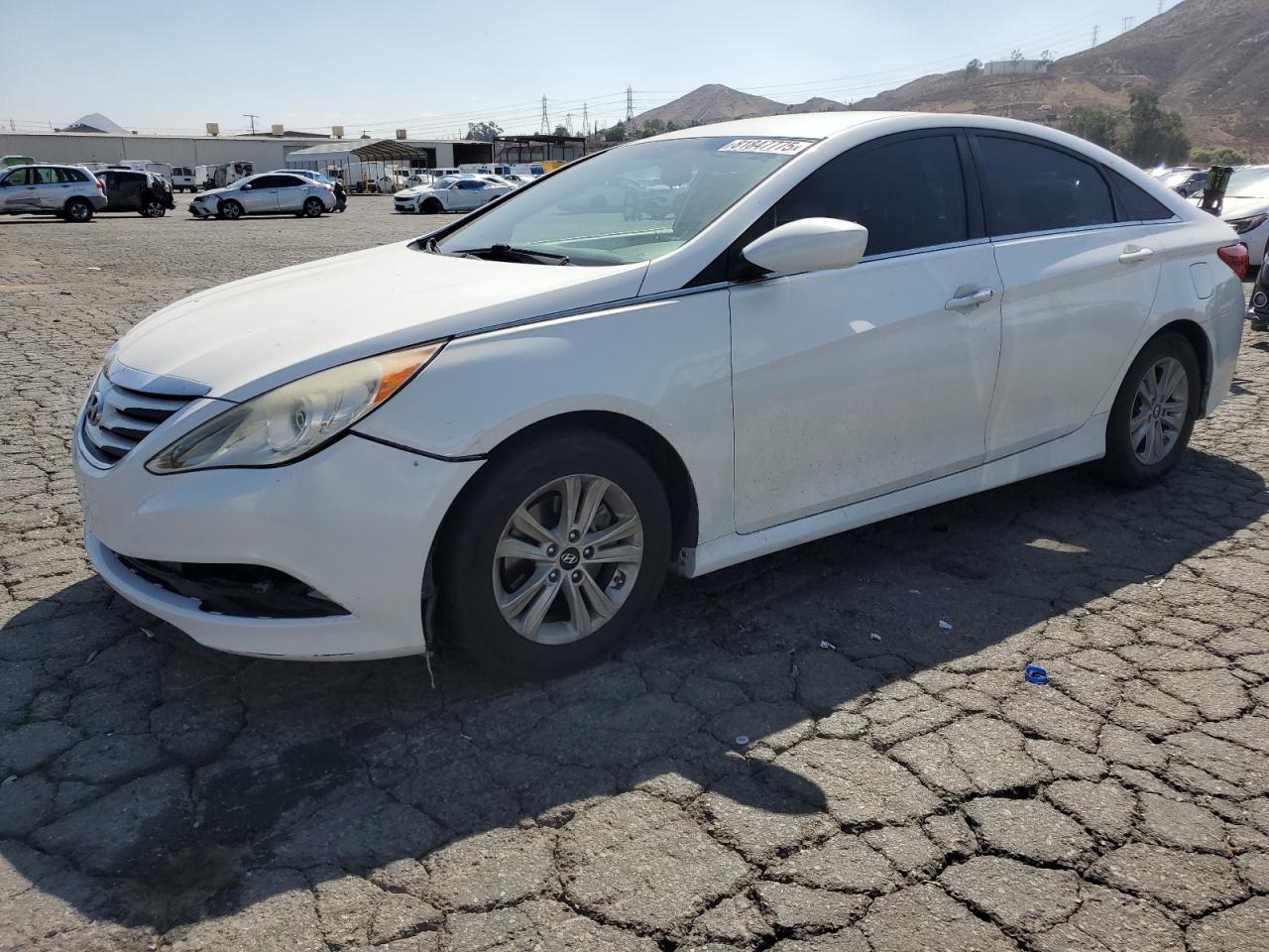 Lot #3309650924 2014 HYUNDAI SONATA GLS