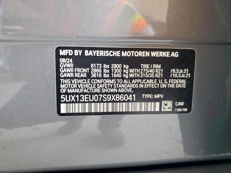 2025 BMW X5 SDRIVE 5UX13EU07S9X86041
