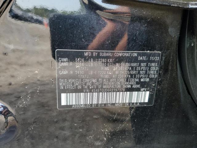 2024 SUBARU OUTBACK WI 4S4BTGUD6R3197379