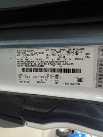 2019 FORD TRANSIT T- - 1FTYE2CM8KKB32476