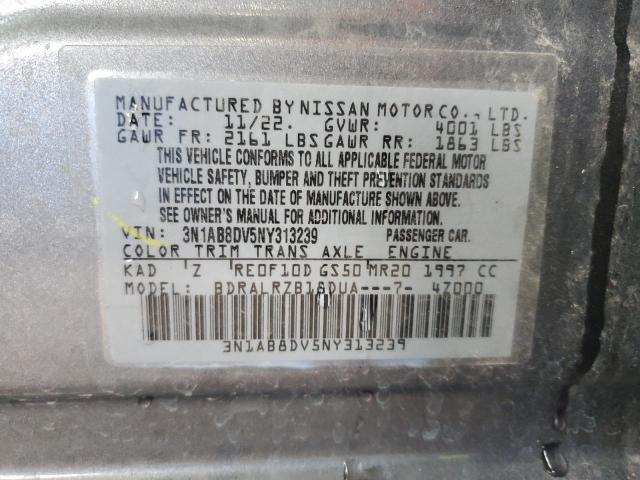 2022 NISSAN SENTRA SR 3N1AB8DV5NY313239