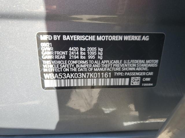 2022 BMW 228I WBA53AK03N7K01161