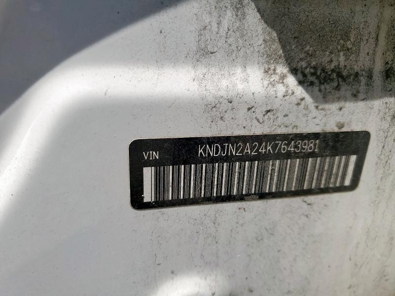 2019 KIA SOUL KNDJN2A24K7643981