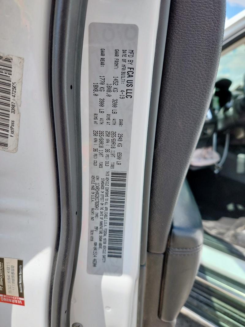 2019 DODGE DURANGO SX 1C4RDHAG2KC769641