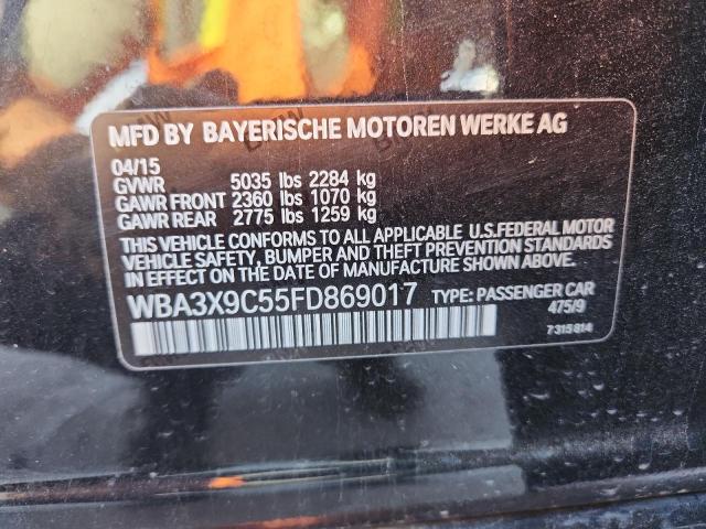 2015 BMW 335 XIGT WBA3X9C55FD869017