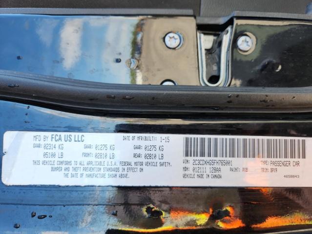 2015 DODGE CHARGER SX 2C3CDXHG5FH765001