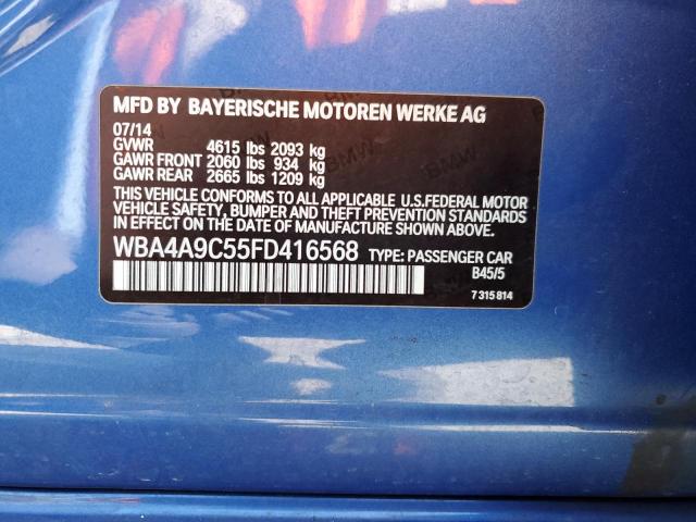2015 BMW 428 I GRAN WBA4A9C55FD416568
