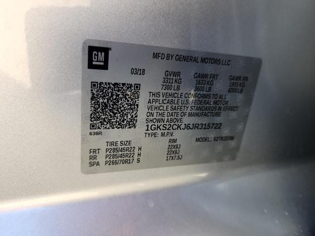2018 GMC YUKON DENA #3281587390