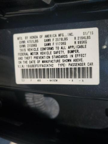 2015 ACURA TLX TECH 19UUB3F51FA004742